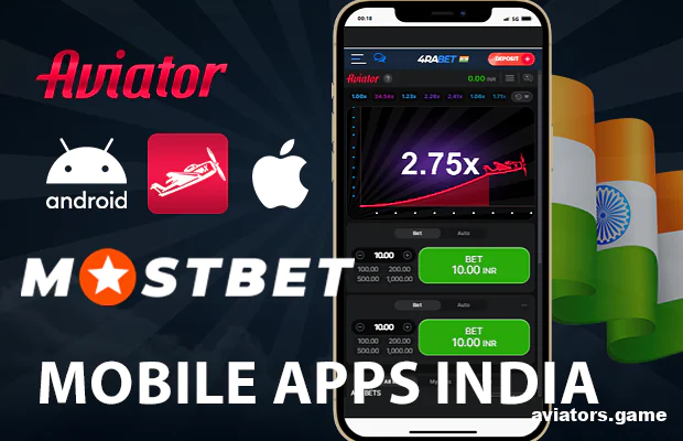 Мобільні застосунки Mostbet для гри в Авіатор