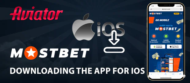 Завантаження застосунку Mostbet Aviator для iOS